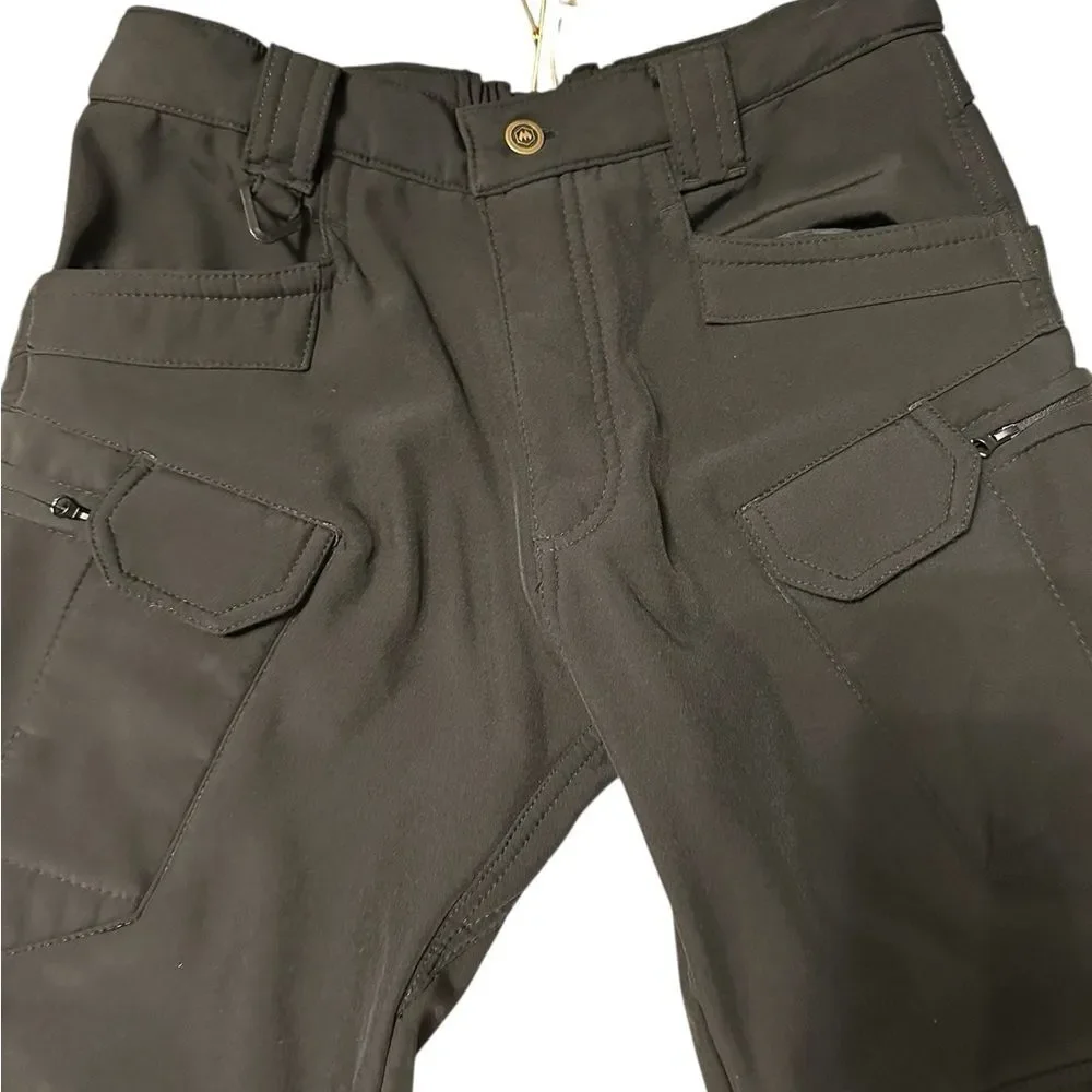 Mountain Hardwear Women’s Softshell Pants Small Black Fleece Lined - Picture 3 of 8